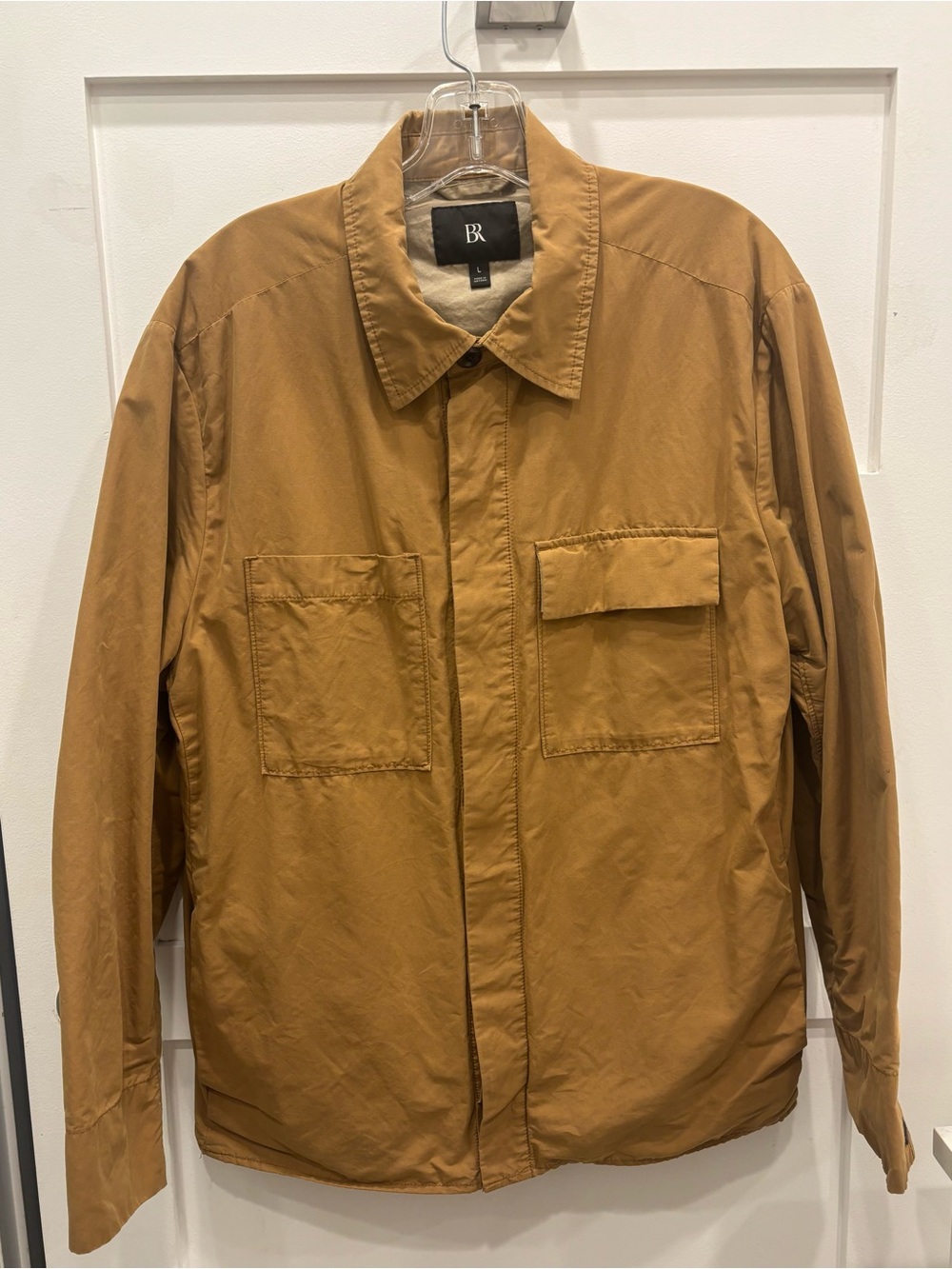 Banana Republic Tan Utility Shirt Jacket